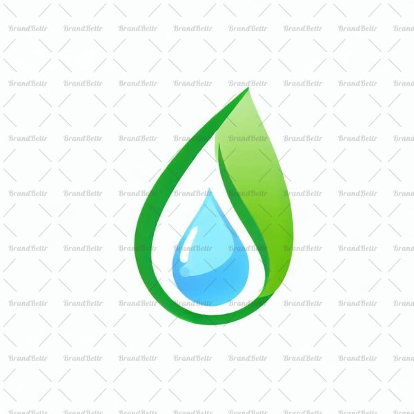 Wassertropfen und Blatt